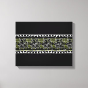 Greek Black Figur Troop Leinwanddruck