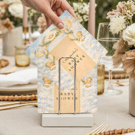 Greek Classic Columns Baby Shower Serviette