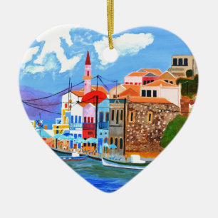 Greek coast keramikornament