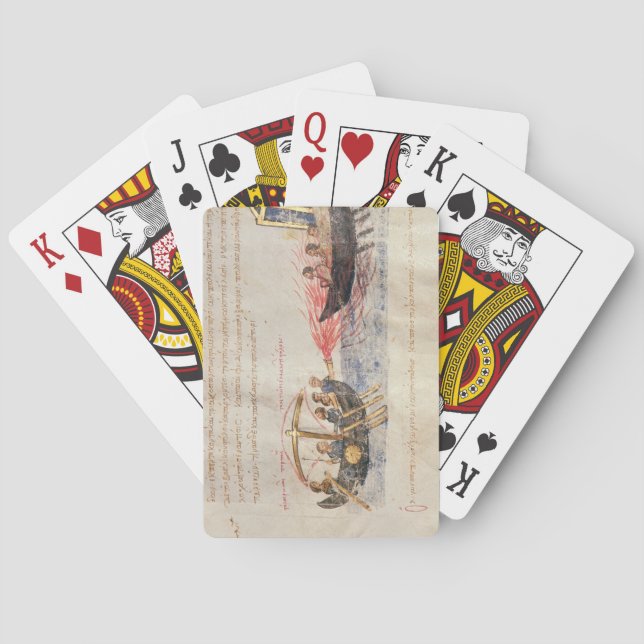Greek fire (vellum) spielkarten (Rückseite)