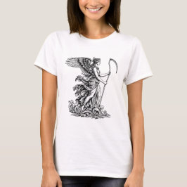 Greek goddess Venus the sea with the long scythe T-Shirt