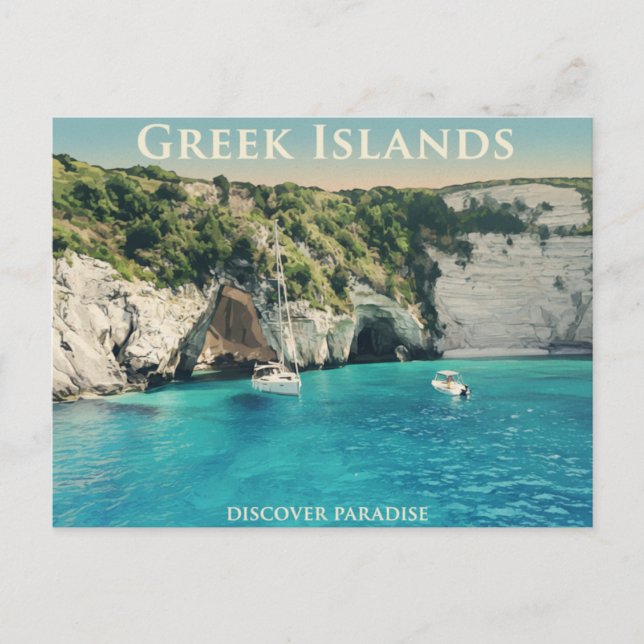 Greek Islands Postcard Postkarte (Vorderseite)