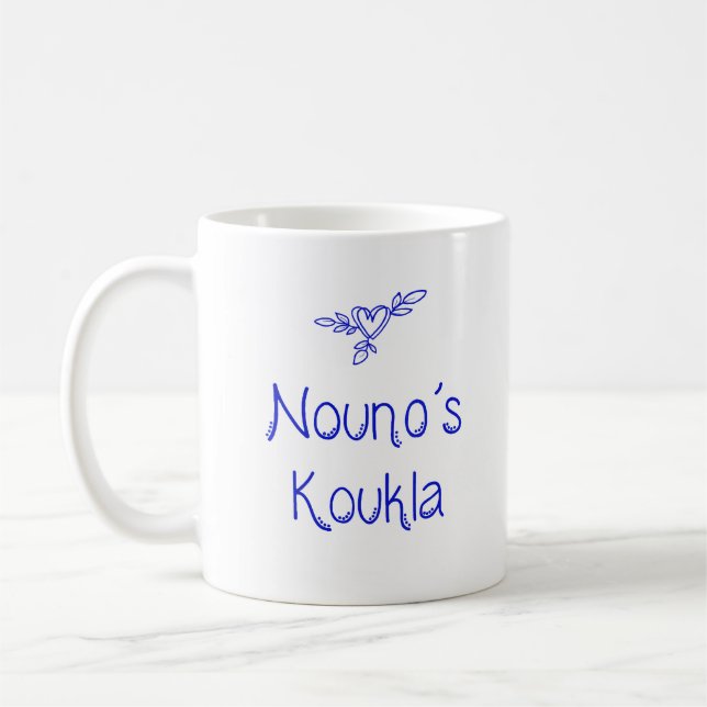 Greek Mug Nouno's Koukla "Godfather's Doll" Kaffeetasse (Links)