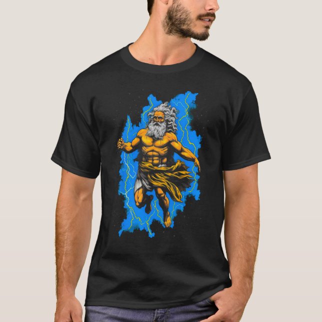 Greek Mythology God Zeus T-Shirt (Vorderseite)