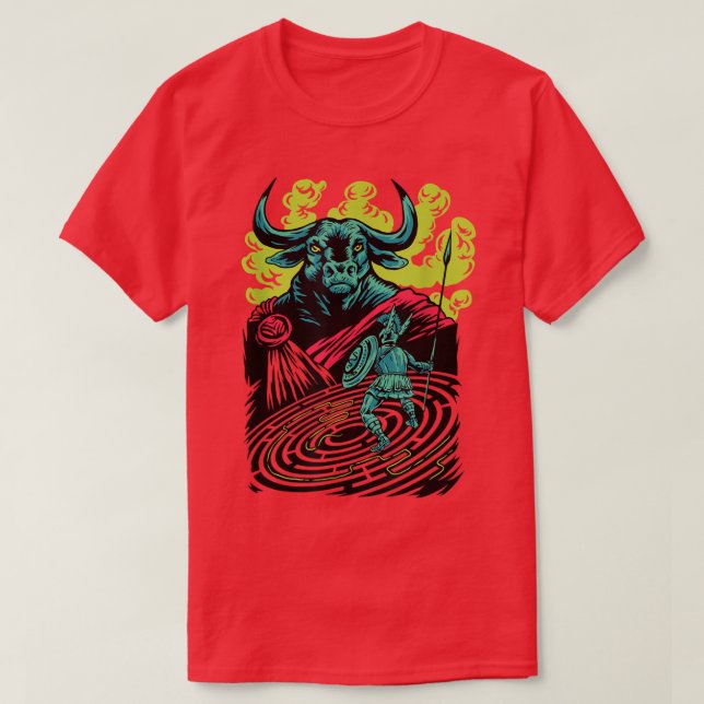 Greek Myths Gods & Goddesses Statue Greece Men Wom T-Shirt (Design vorne)