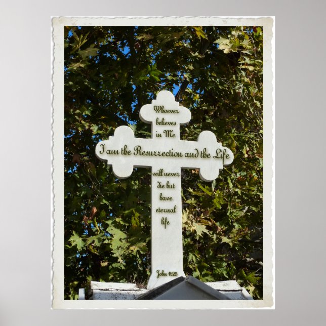 Greek Orthodox Cross Poster (Vorne)