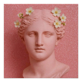 Greek Pink Poster. Poster
