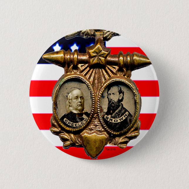 Greeley-Brown - Knopf Button (Vorderseite)