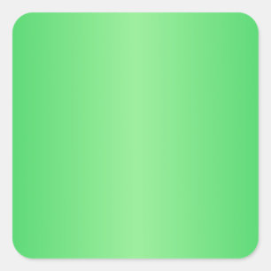 Green3-, dunkle grüne und hellgrüne quadratischer aufkleber