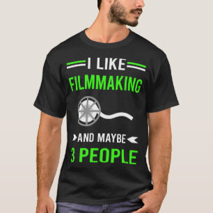 Green 3 People Filmmaker Film machen T-Shirt