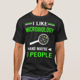 Green 3 People Microbiology Microbiology T-Shirt
