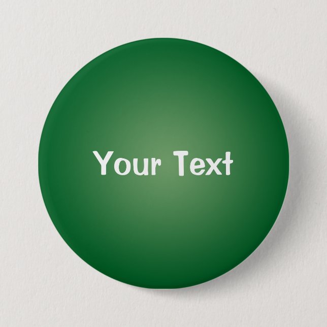 Green 3"-Vorlage für benutzerdefinierte Text Button (Vorderseite)