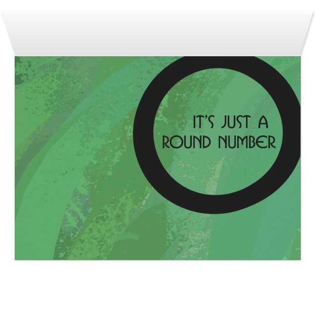 Green 70 Decade Geburtstag (Innenansicht Horizontal (Unten))