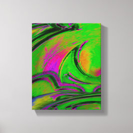 Green Abstract Canvas Print  Leinwanddruck