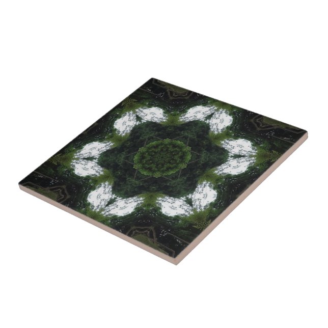 GREEN ABSTRACT DRAWING. SAMER BRASIL 1 FLIESE (Seite)