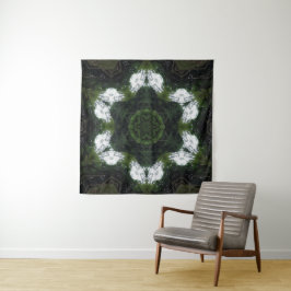 GREEN ABSTRACT DRAWING. SAMER BRASIL 1 WANDTEPPICH