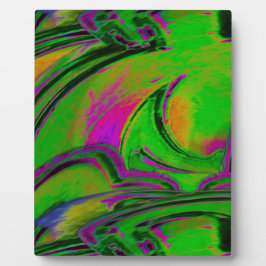 Green Abstract Plaque  Fotoplatte