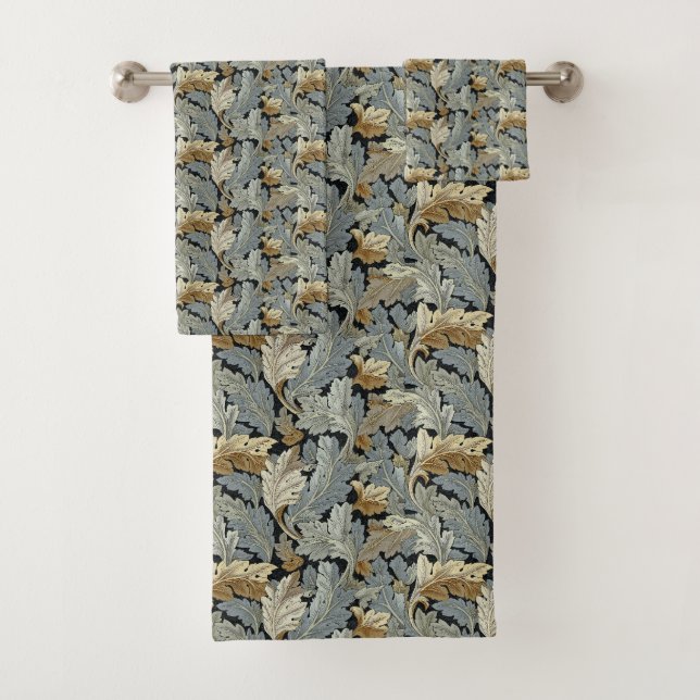Green Acanthus Badhandtuch Set (Insitu)