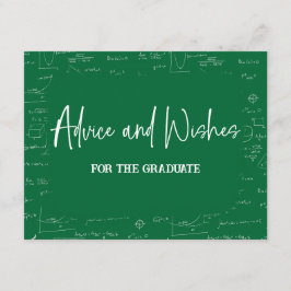 Green Advice and Wishes for the Graduate Begleitkarte