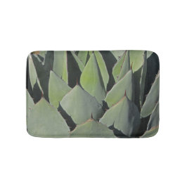 Green Agave Blätter Botanisches Foto Südwesten Badematte