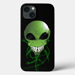 Green Alien Apple iPhone X Tough Xtreme Handy Case