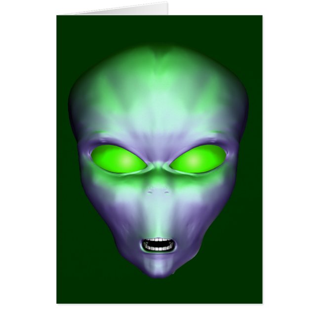 Green Alien Face (Vorne)