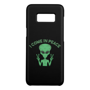 Green Alien I come in Peace Extraterrestrische UFO Case-Mate Samsung Galaxy S8 Hülle