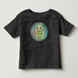 Green Alien Kleinkind T-shirt