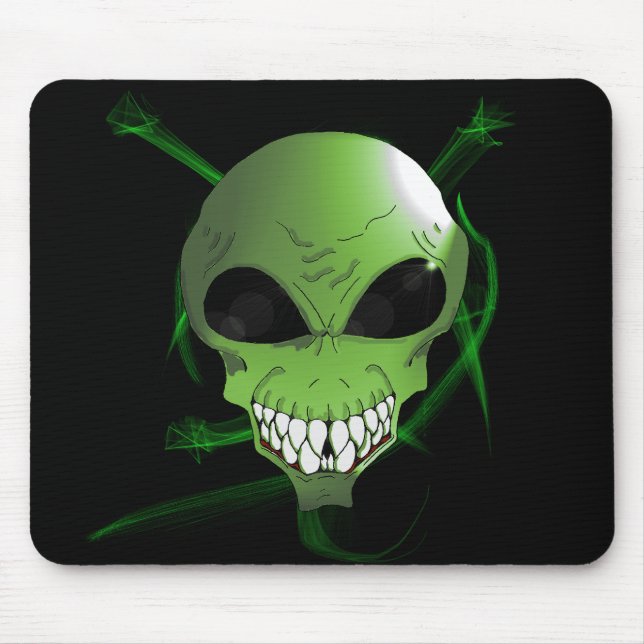 Green Alien Mousepad (Vorne)