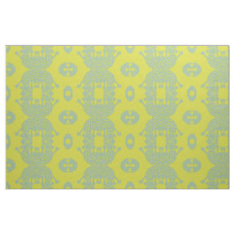 Green Amoeba Monster Fabric Stoff