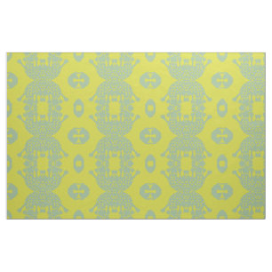 Green Amoeba Monster Fabric Stoff
