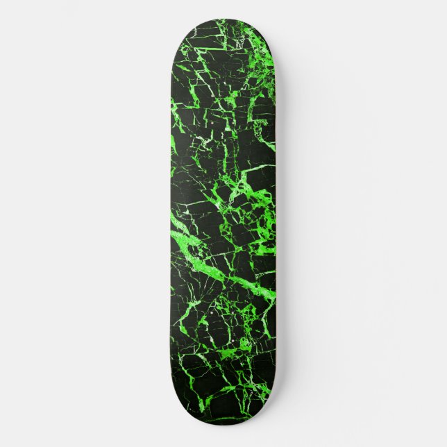 Green and Black Marble, Skateboard (Vorderseite)