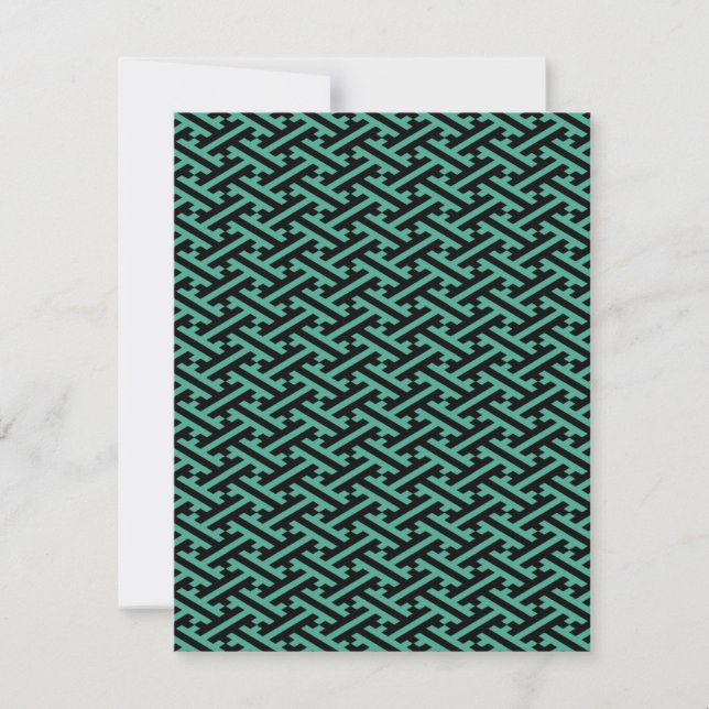 Green and Black Sayagata Pattern (Vorderseite)