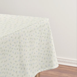 Green And Blue Doodle Pattern Tablecloth Tischdecke