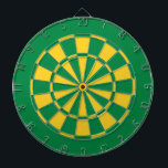 Green and Gold Team Colors Dartboard and Dartboard Dartscheibe<br><div class="desc">Phantastische Mannschaftsfarben grün und goldfarben (gelb) Dartboard mit Darts für Ihr Studentenzimmer,  Spielzimmer,  Trainerbüro oder Mannhöhle! Die sportliche Dekoration ist für alle Sportfans,  die auf Grün und Gold jubeln,  interessant! Ein tolles Geschenk für deinen Freund,  Ehemann,  Sohn oder Vater!</div>