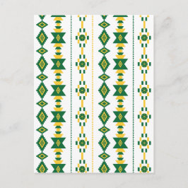 Green and Gold Transparency Postkarte