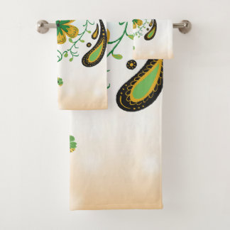 Green and Yellow Floral Mandala Art