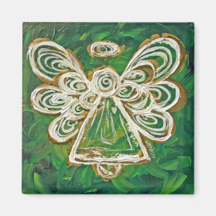 Green Angel Art Custom Magnet Geschenke