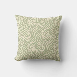Green Animal Print Tiger Kissen