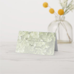Green Annabelle Hydrangea Blume Hochzeit Platzkarte