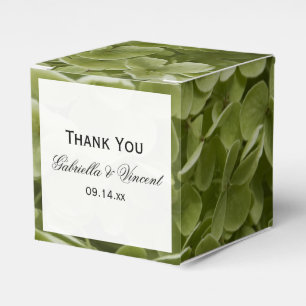Green Annabelle Hydrangea Floral Wedding Geschenkschachtel
