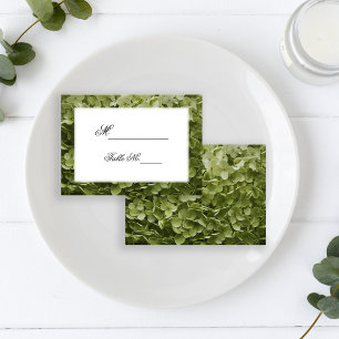Green Annabelle Hydrangea Mariage Cartes de