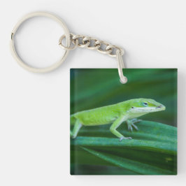 Green Anole Lizard Schlüsselanhänger