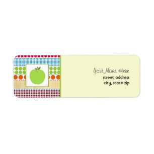 Green Apple mehrfarbiger Polka Dots Lehrer