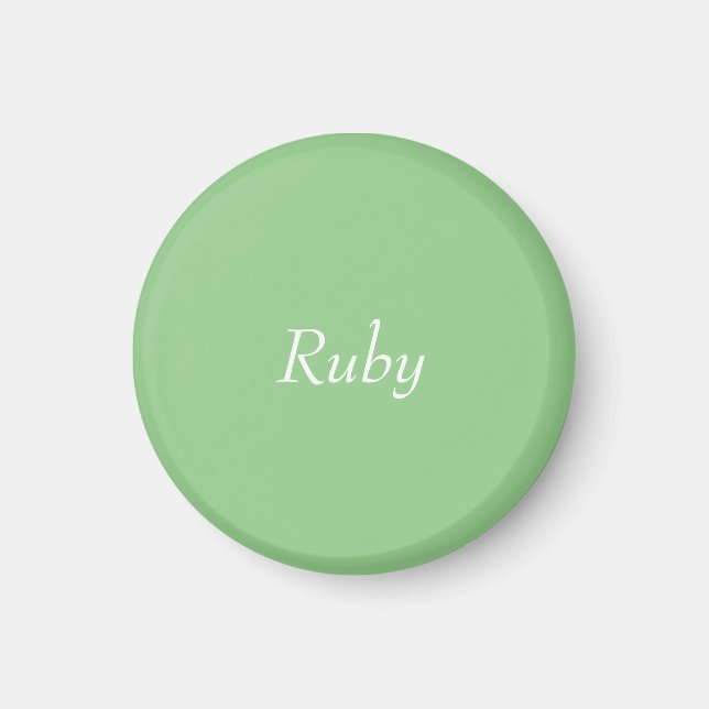 Green Apple Personalisiert Magnet (Vorne)