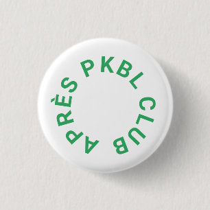 Green Après PKBL Club Pickleball Button