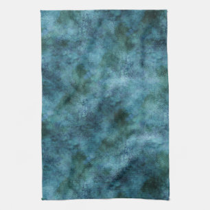 Green Aquamarin Aqua Blue Earth Ocean Marble Abstr Geschirrtuch