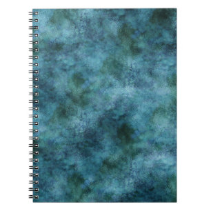 Green Aquamarin Aqua Blue Earth Ocean Marmor Abstr Notizblock