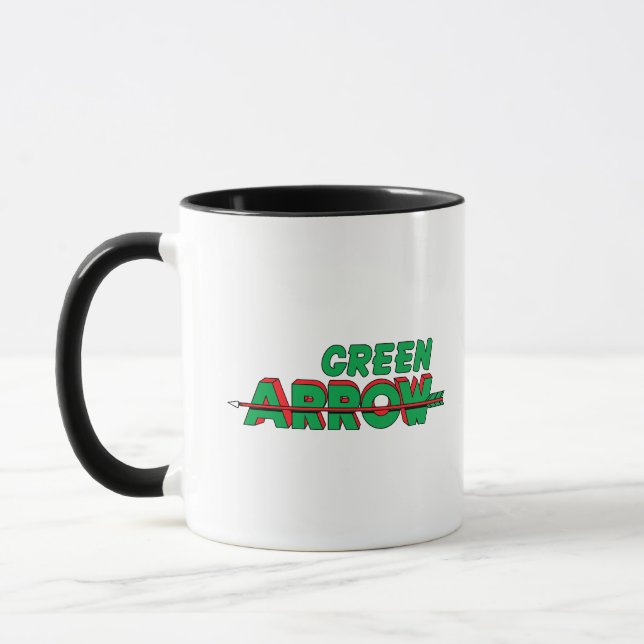 Green Arrow-Logo 2 Tasse (Links)