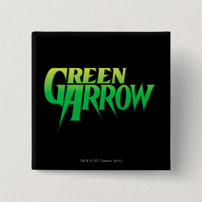 Green Arrow Logo 3 Button (Vorderseite)